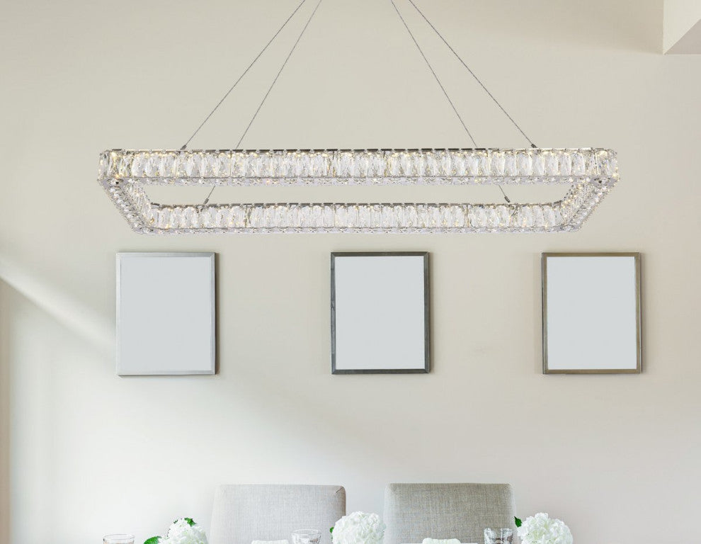 Modern Chrome 1-Light Pendant