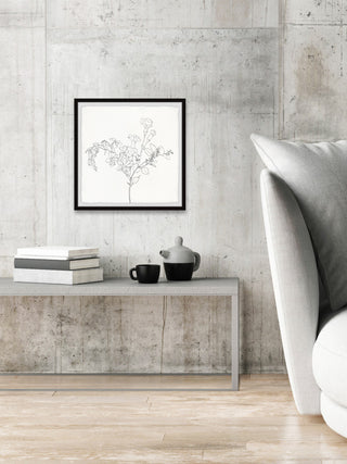 "Flower Bloom" Framed Painting Print, 18x18