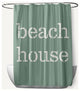 Beach House  Sage 70" w x 73" h Shower Curtain