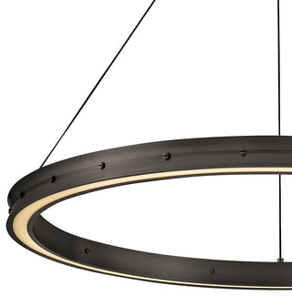 Fredrick Ramond Althea Large Chandelier, Satin Black