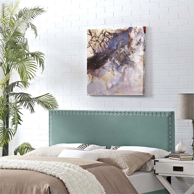 Phoebe King Upholstered Fabric Headboard