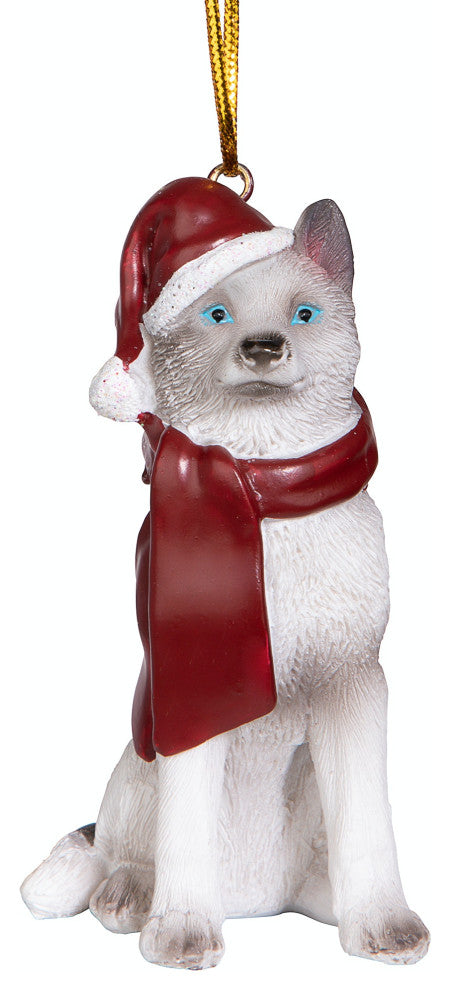 Siberian Huskey Ornament