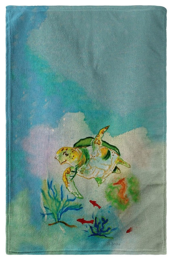 Betsy Drake Betsy's Sea Turtle Beach Towel