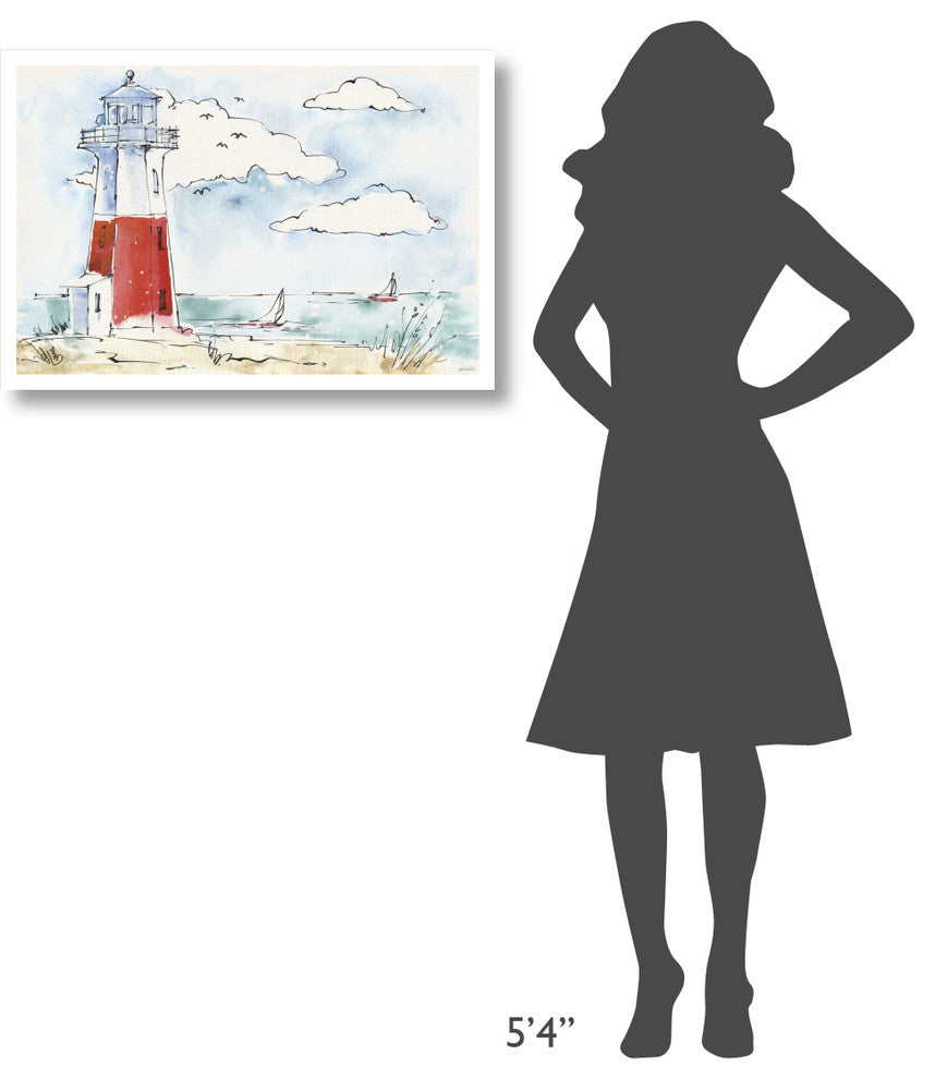 "Coastal Life VII" Digital Paper Print by Anne Tavoletti, 32"x22"