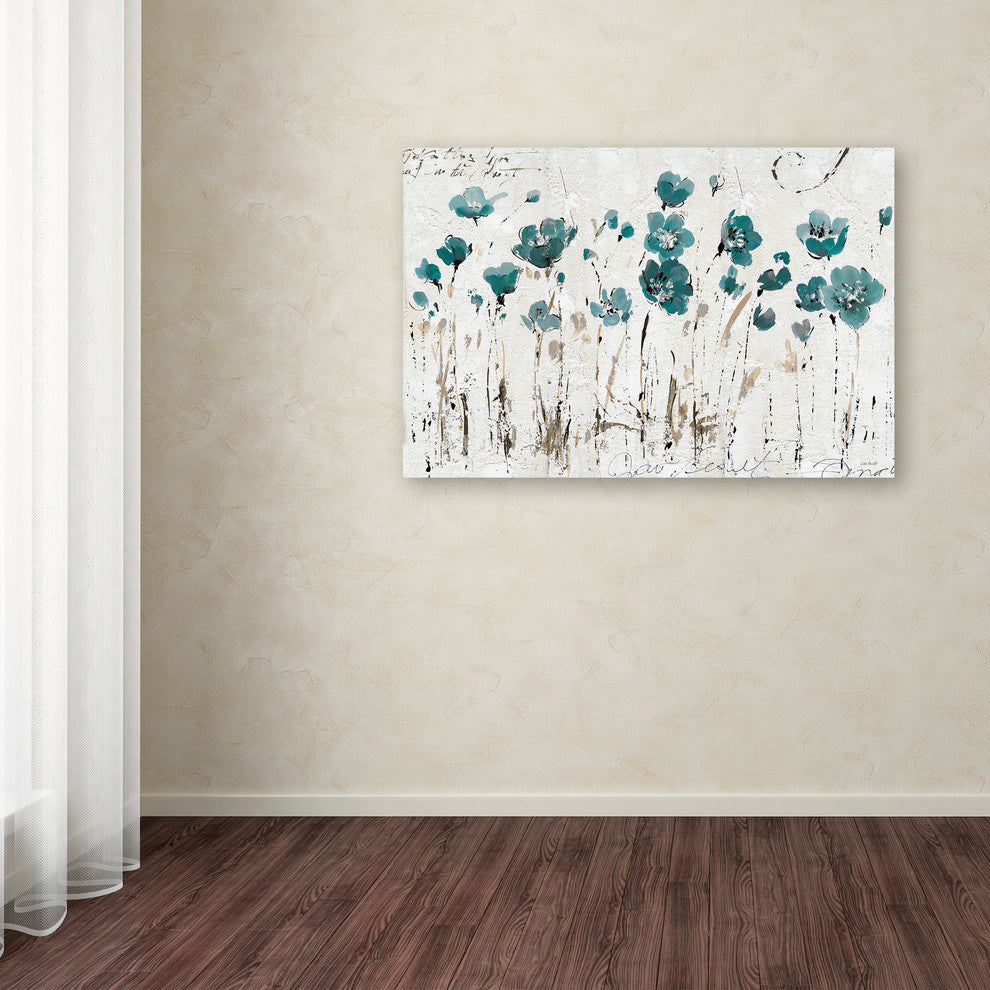 'Abstract Balance VI Blue' Canvas Art by Lisa Audit