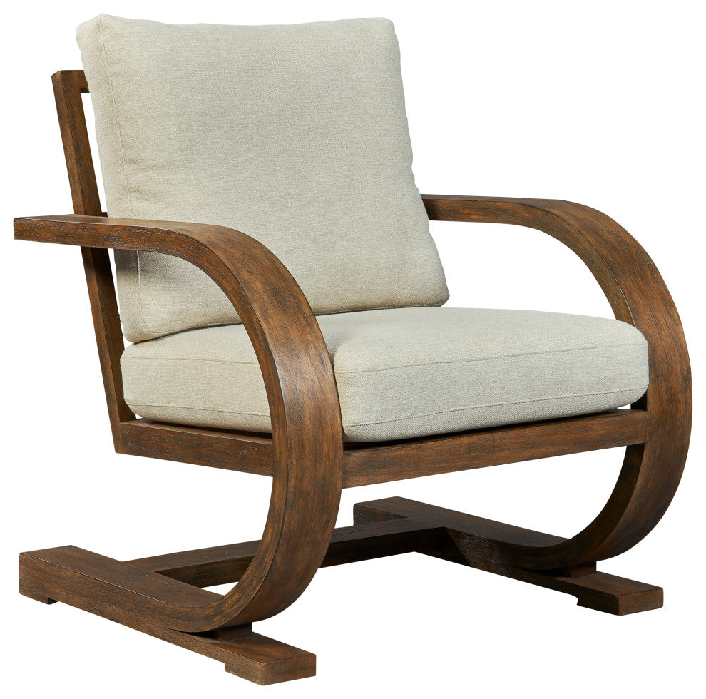 Uttermost Bedrich Wooden Accent Chair