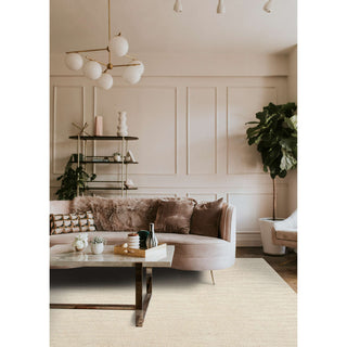 Shadows Waves Area Rug - Ivory, 5'x8'