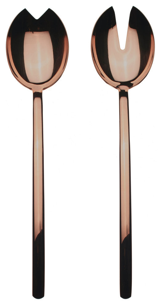 Due Salad Serving Set 2-Piece Set, Bronze