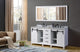72" Ultimate Chanceton Bath Vanity, White and Mirror