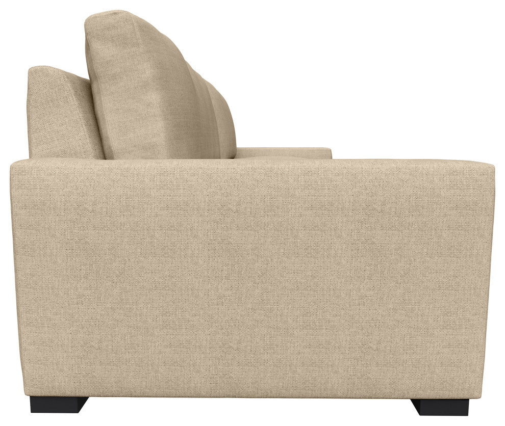 Nativa Interiors Revolution 83" Sofa, Flax, Depth: Deep Plush