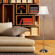 Antique Brass Metal Floor Lamp, 58.5"