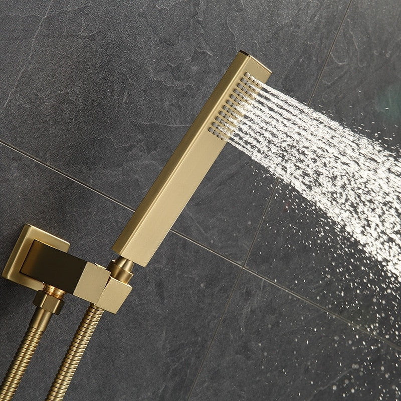 Fontana Marion Wall Mounted Hot and Cold Mixer Shower Set, 10"