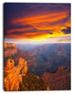 Colorful Grand Canyon At Sunset, Extra Large Landscape Canvas Art, 30"x40"
