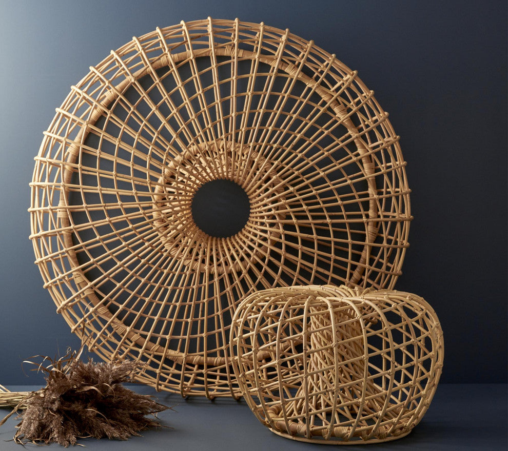 Cane-line Nest footstool small INDOOR, Natural