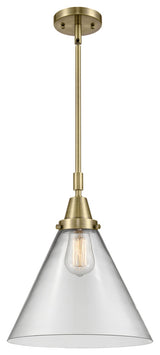 Innovations Lighting 447-1S-AB-G42-L-LED Cone 1 Light 12" Mini Pendant