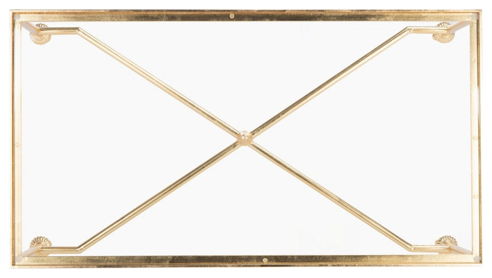 Safavieh Devi Gold Leaf Coffee Table Gold
