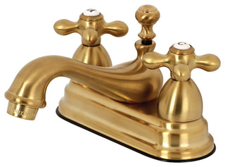 Kingston Brass 4" Centerset Bathroom Faucet, Brushed Brass