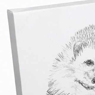 Cute Hedgehog 11x14 Canvas Wall Art