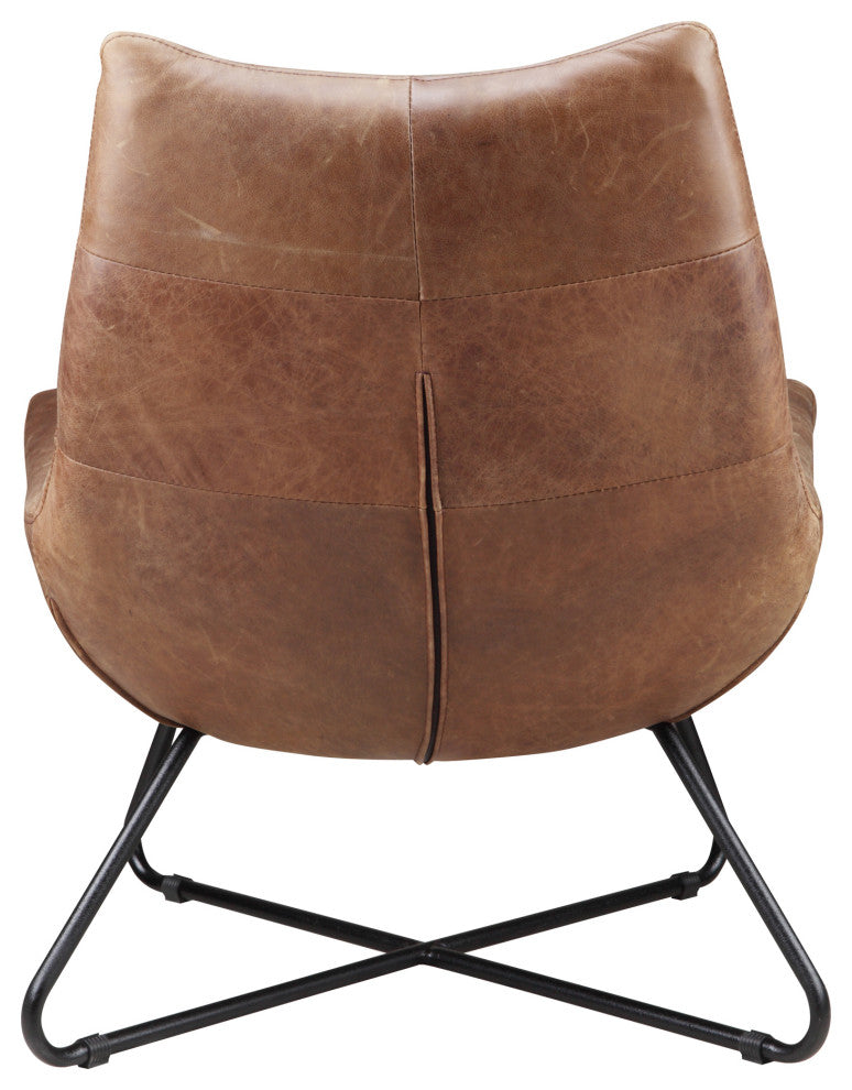 Modern Graduate Lounge Chair Cappuccino - Brown