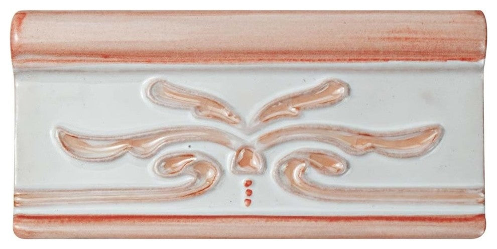 Novecento Cenefa Evoli Ceramic Wall Trim Tile, Canela