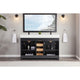 Legion Furniture WS2512 Series Bathroom Sink Vanity, Tricorn Black, 60", Artificial Stone Top, Double Sink