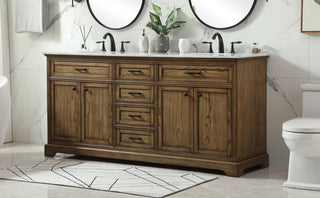 Home Living 21.5" Transitional Driftwood-Light Bathroom Vanity