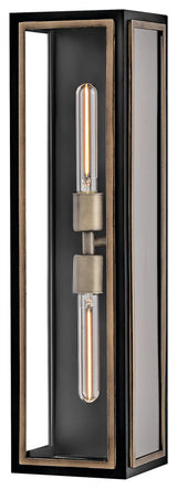 Hinkley Shaw Large Wall Mount Lantern, Black