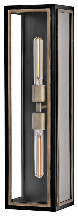 Hinkley Shaw Large Wall Mount Lantern, Black