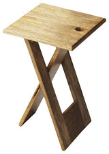 Hammond Table, White, Light Brown