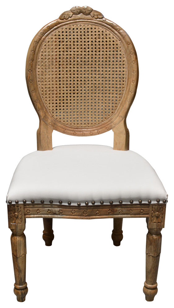 Valencia Cane Back Chair, Natural