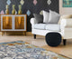 Decor Maisonette Handmade Weston Pouf Ottoman, Gray 18"x18"x14"