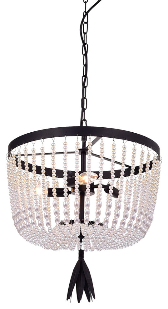 WAREHOUSE OF TIFFANY'S RL8273BL Cahrin 19 in. 3-Light Indoor Multi Finish