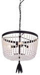WAREHOUSE OF TIFFANY'S RL8273BL Cahrin 19 in. 3-Light Indoor Multi Finish