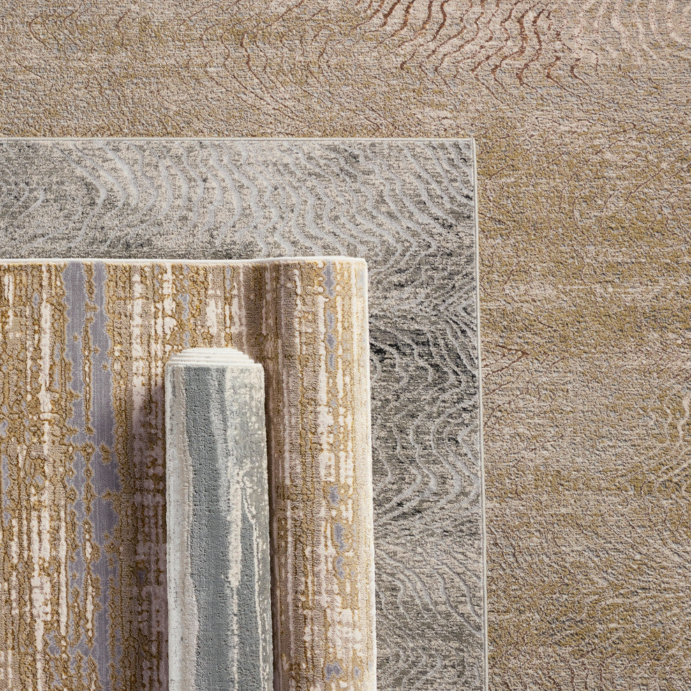 Jaipur Living Dune Animal Pattern Brown/ Taupe Area Rug 7'10"X10'6"