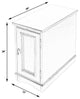 Butler Harling Chairside Chest, Black