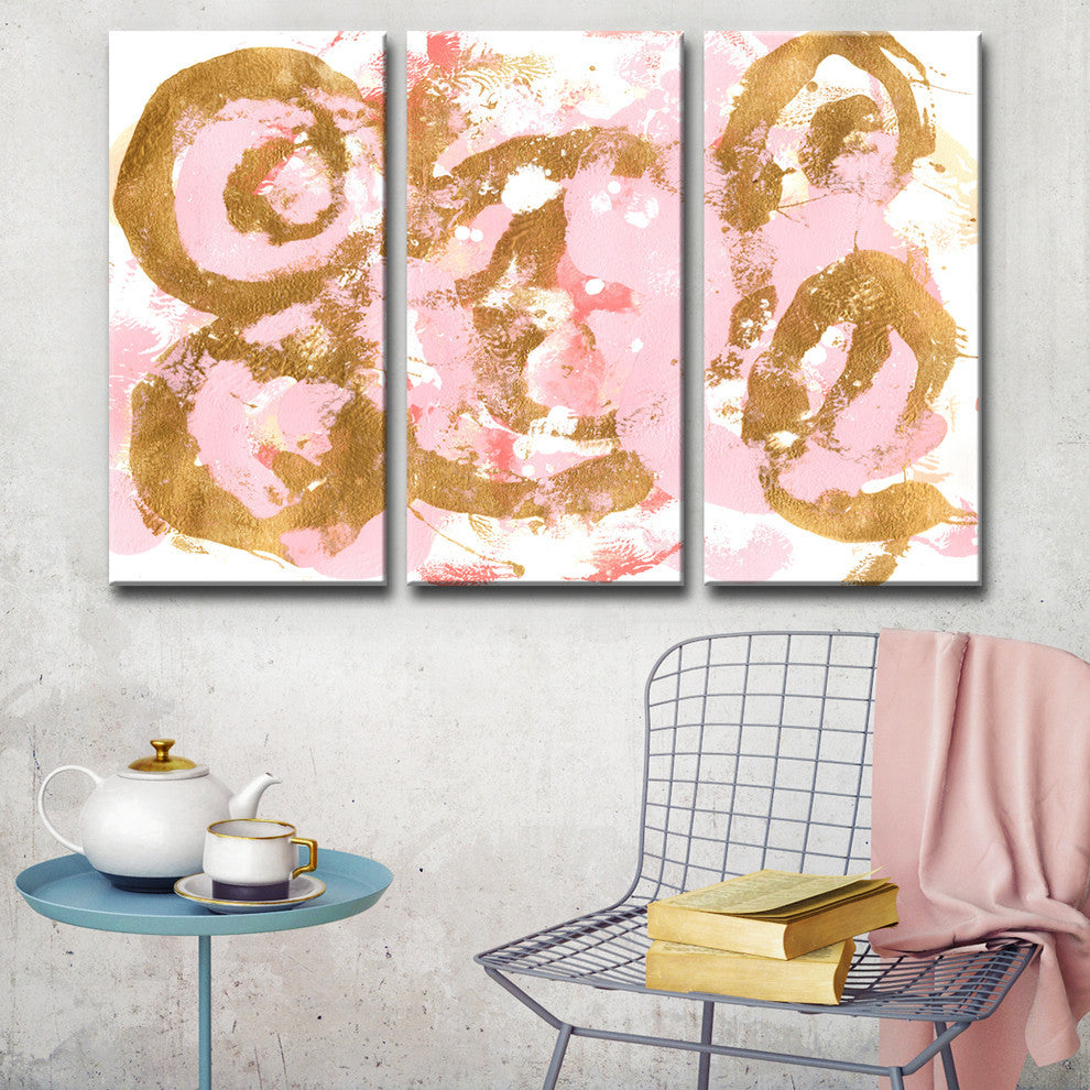 Ready2HangArt 'Pirouette' Wrapped Canvas Art Set, 40"x60" 3-Panels