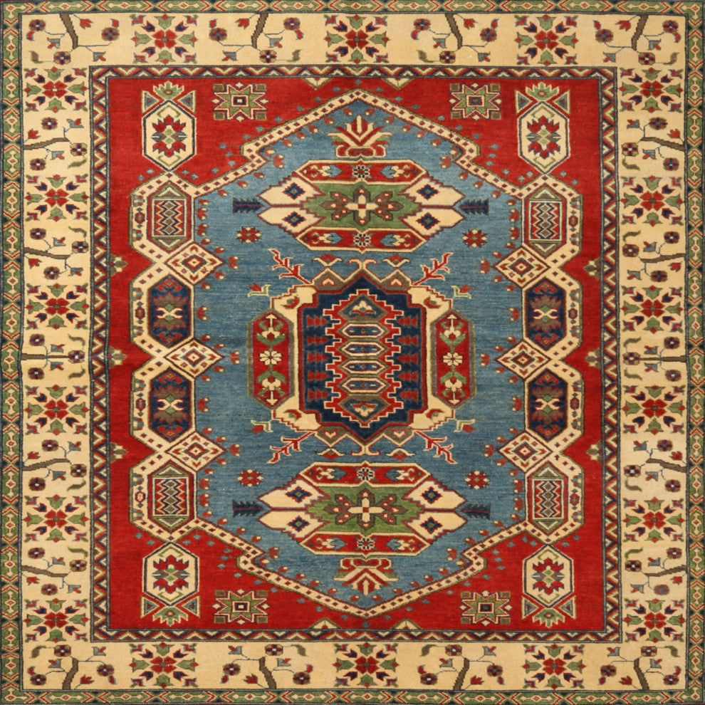 Ahgly Company Indoor Square Traditional Area Rugs, 5' Square