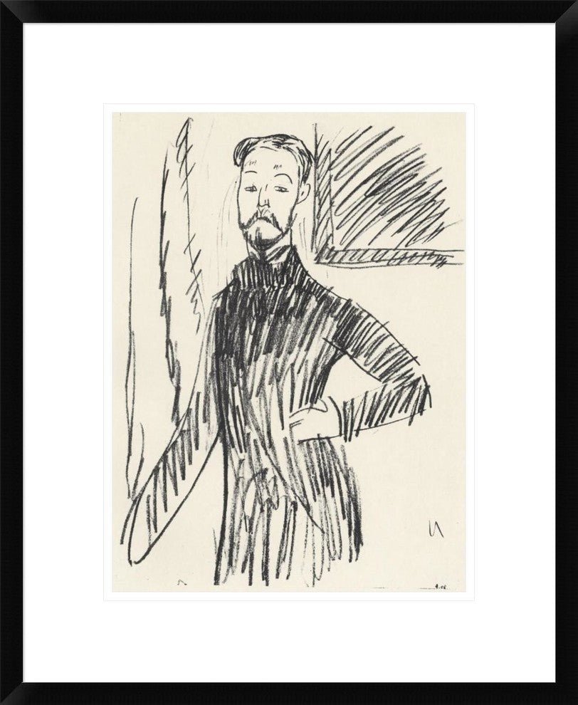 "Paul Alexandre" Framed Digital Print by Amedeo Modigliani, 19x24"