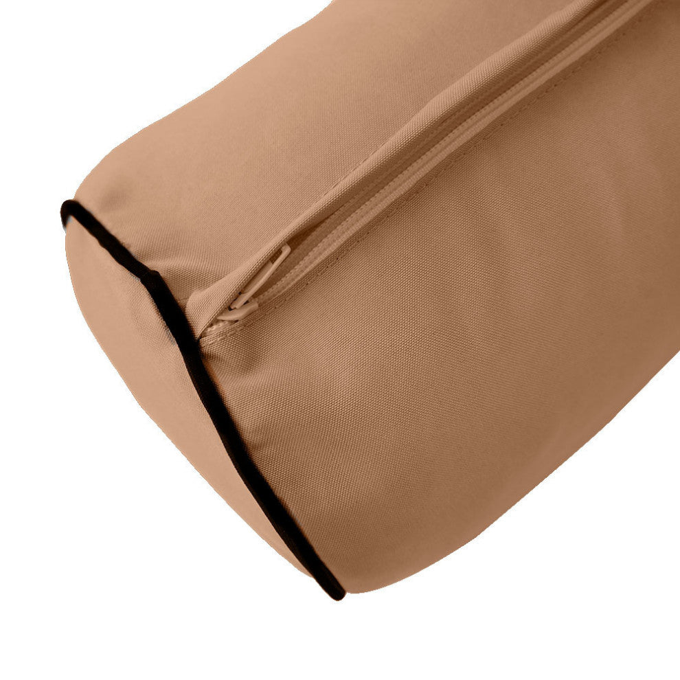 Style5 Full Contrast Pipe Outdoor Mattress Bolster Slip Cover COMPLETE SET AD104