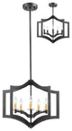 Zander 5 Light Pendant, Bronze