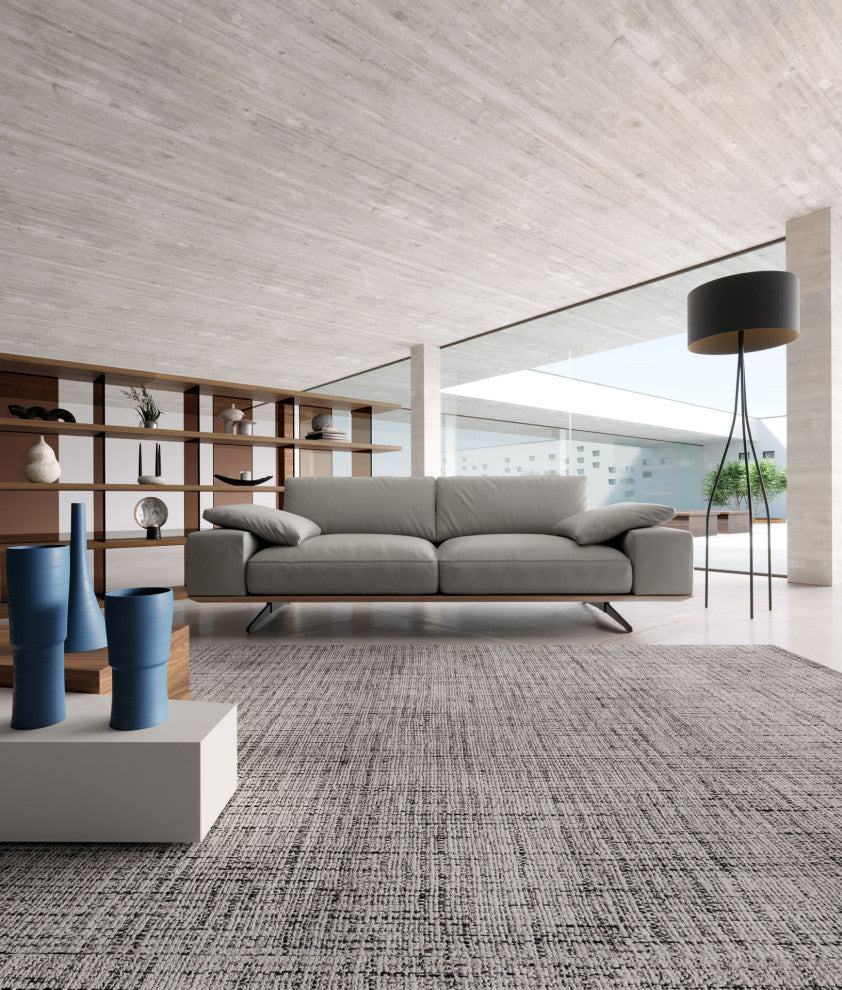 Carlisle Sofa, Grayish Leather
