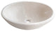 Botticino Marble Natural Stone Oval Shape Vessel Sink Honed  (L)20.5" (H)6"