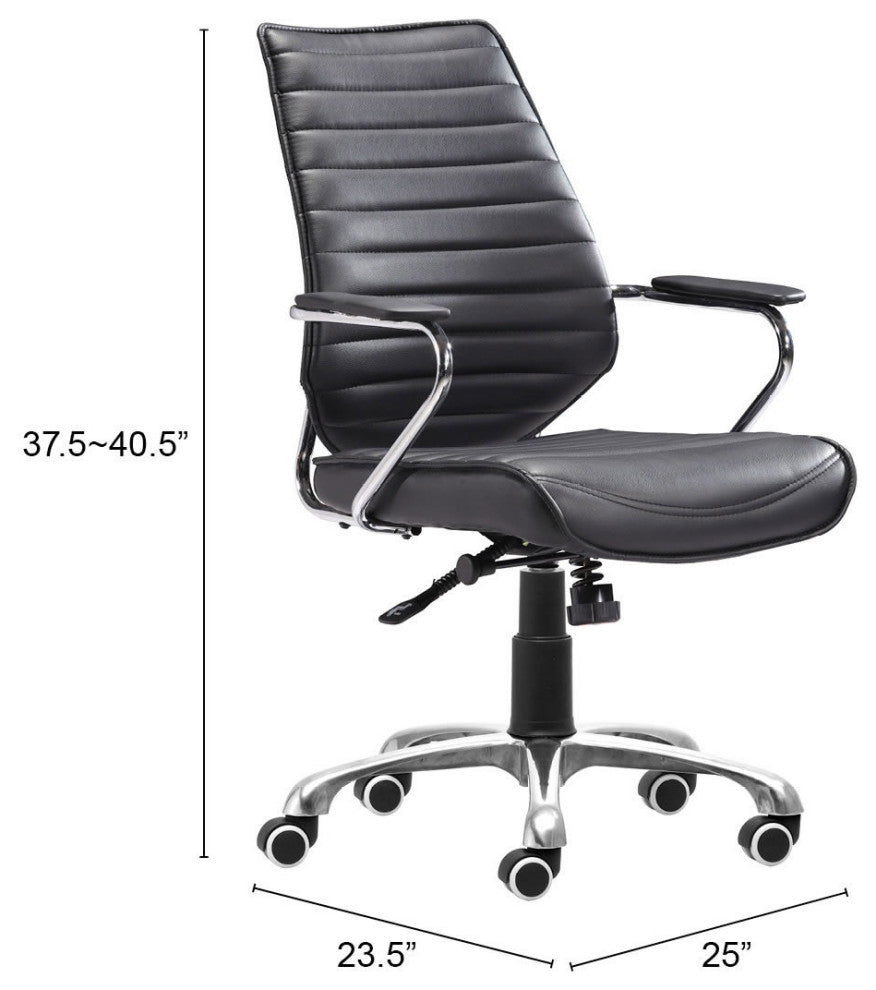 Enterprise Low Back Office Chair Black