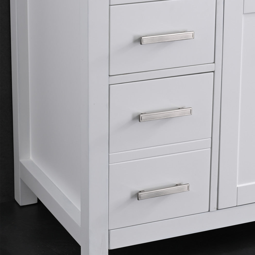48" Single Bathroom Vanity Set with Marble Top