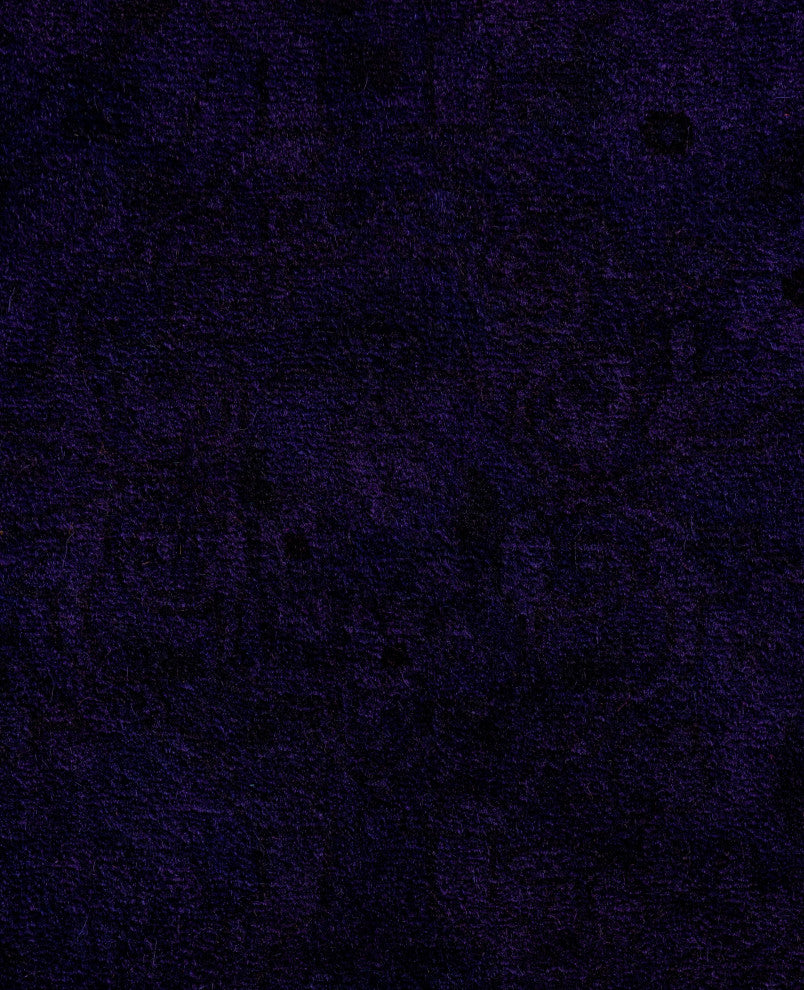 Overdyed One-of-a-Kind Hand-Knotted Area Rug Purple, 2' 9" x 17' 8"