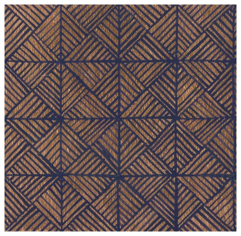 "Copper Pattern II" Digital Paper Print by Kathrine Lovell, 38"x38"