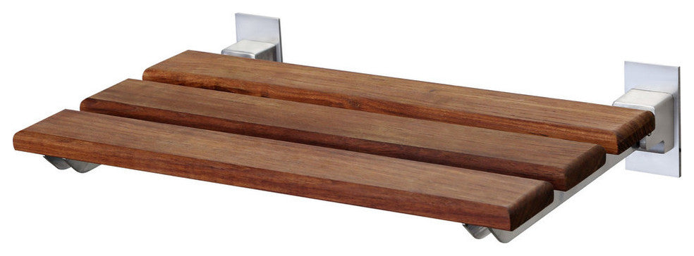 Bohemian 12.4" Teak Wall Mounted Shower Seat