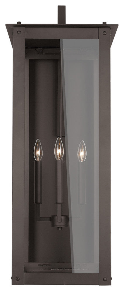 Capital Lighting 934642 Hunt 4 Light 36" Tall Outdoor Wall Sconce - Oiled