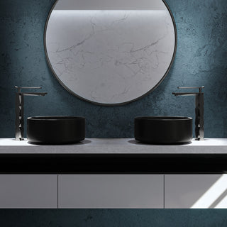 Ikon Luxury Vessel Sink Faucet, Black