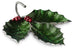 Holly Sprig 13" 3-Part Server